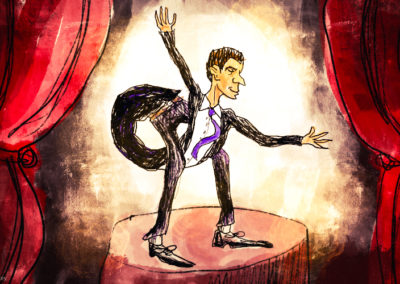 Backflips and somersaults – the NBN black comedy takes a new twist