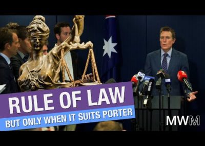 Christian Porter breaks law