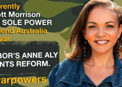 Anne Aly on war powers reform