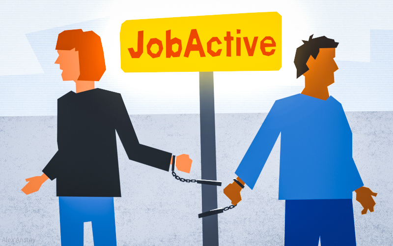 Job active illustration