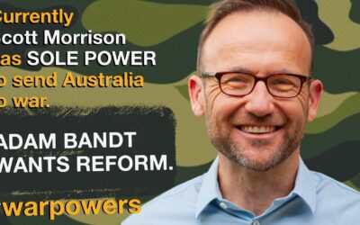 Adam Bandt on war powers reform