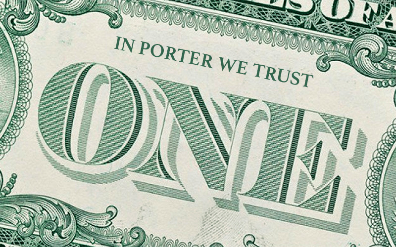 Christian Porter dollar note. (Illustration: Grant Stuart)