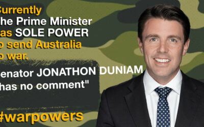 Jonathon Duniam on war powers reform