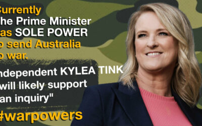 Kylea Tink on war powers reform