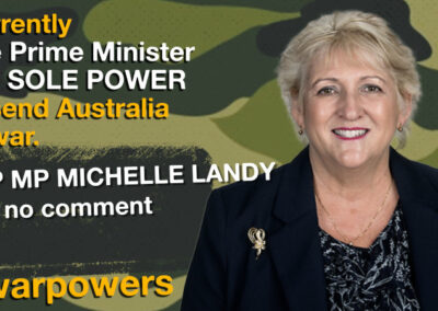 Michelle Landry on war powers reform