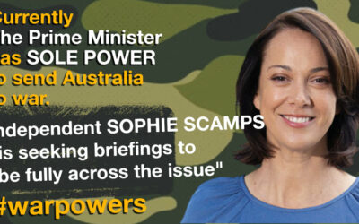 Sophie Scamps on war powers reform