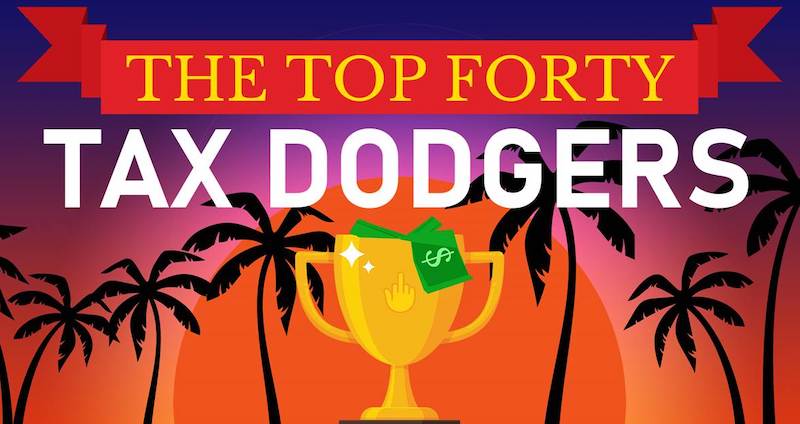 Top 40 Tax Dodgers