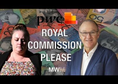PWC Royal Commission please