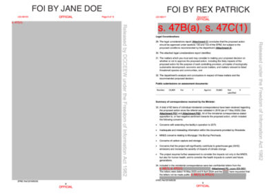 Arbitrary FOI process exposed. What’s the scam?