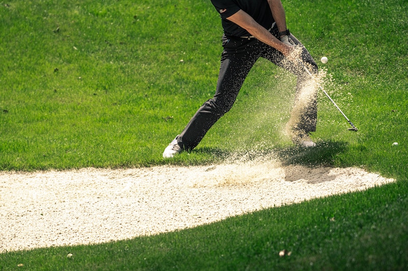 golf, bunker, Lakeba