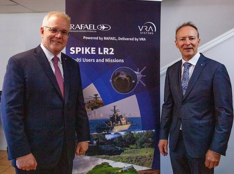 Prime Minister Scott Morrison visits Varley Rafael Australia in the Hunter Valley.