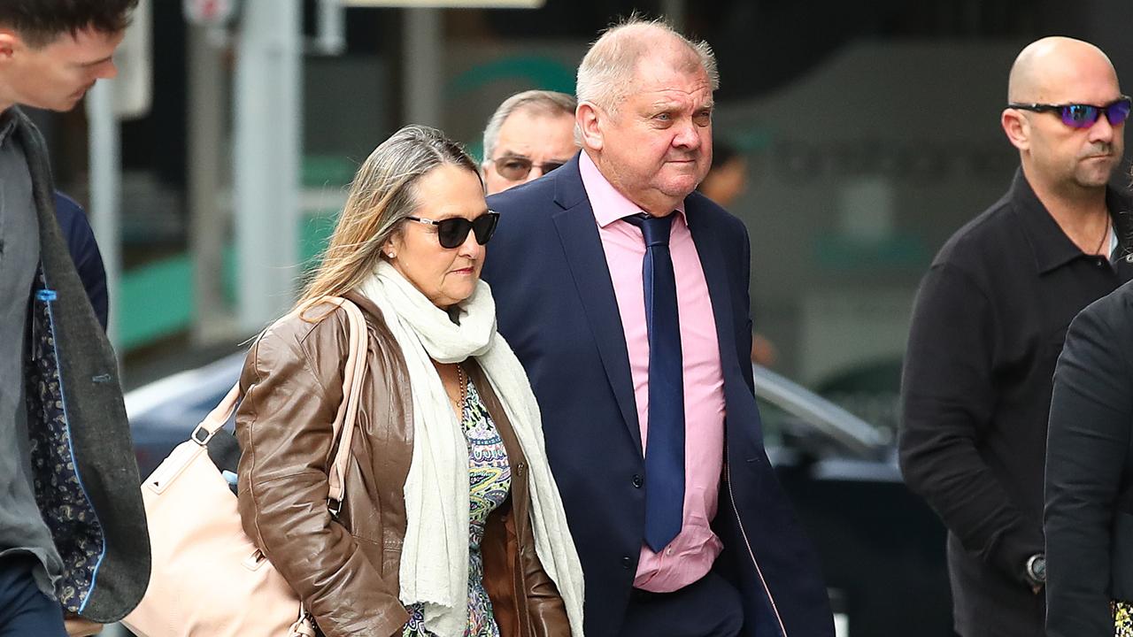 Ann Field and Russell Field arrive at the Supreme Court