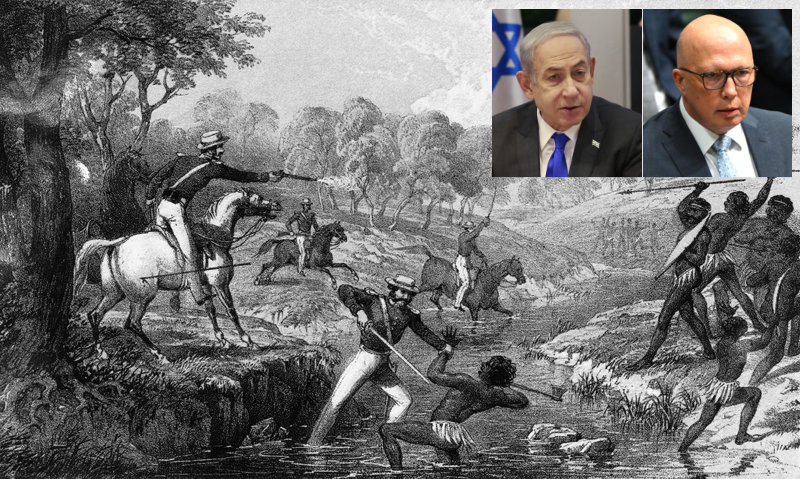 Netanyahu and Dutton - frontier wars