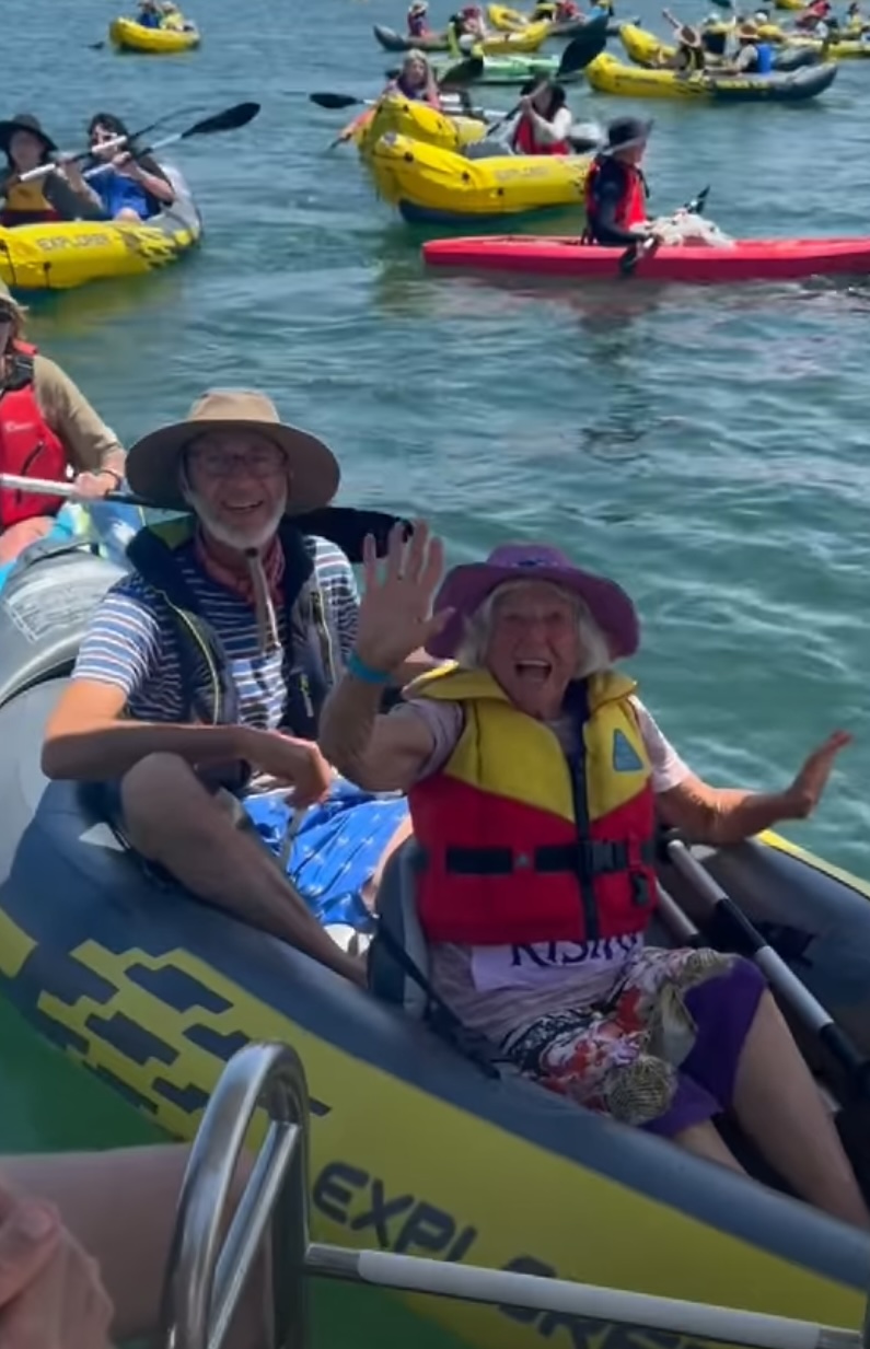 The 84-year-old protester Jane Norman