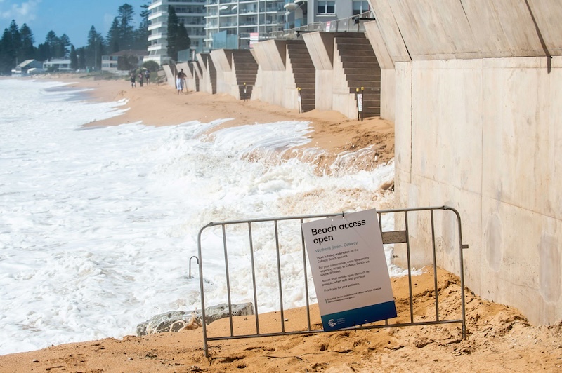seawalls, Collaroy