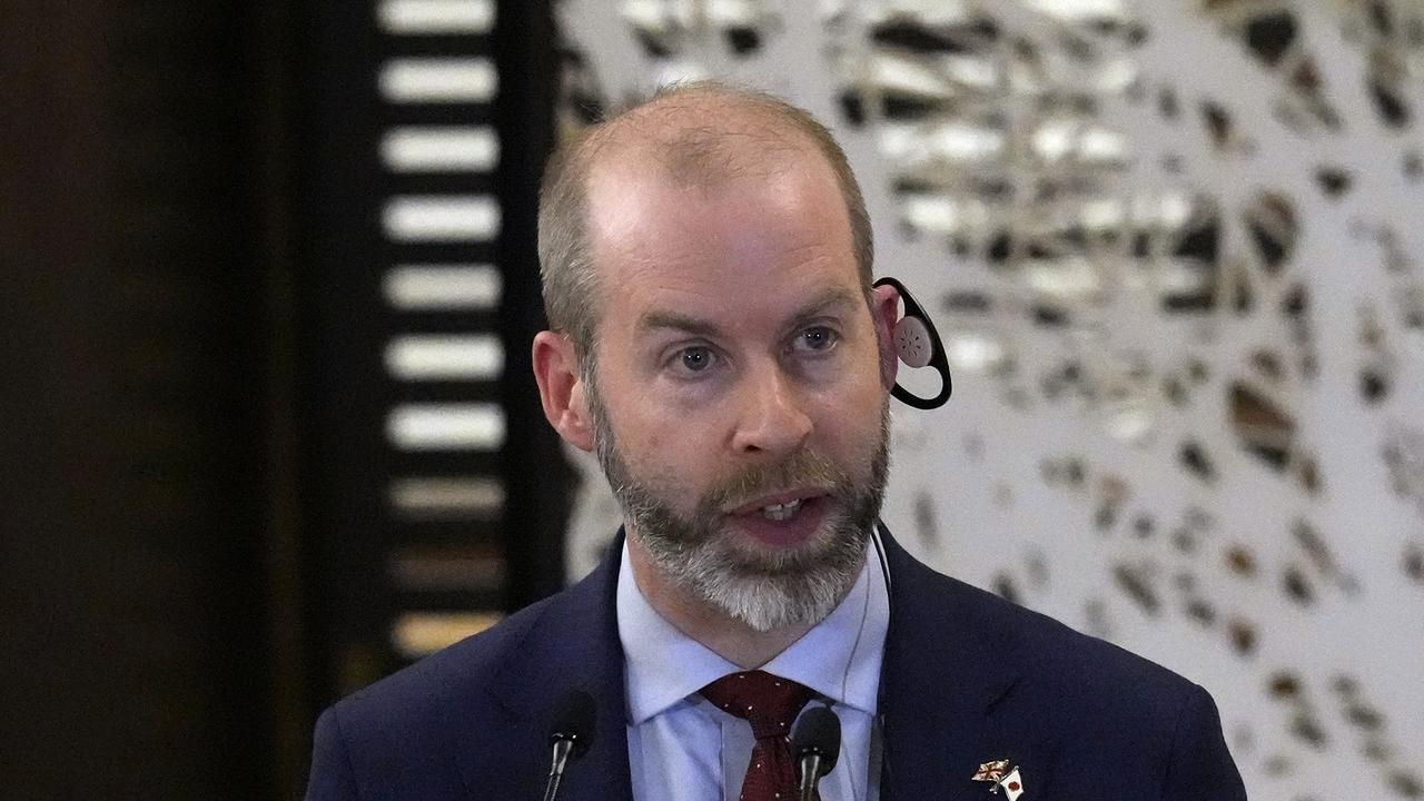 Britain's Secretary of State for Business and Trade Jonathan Reynolds