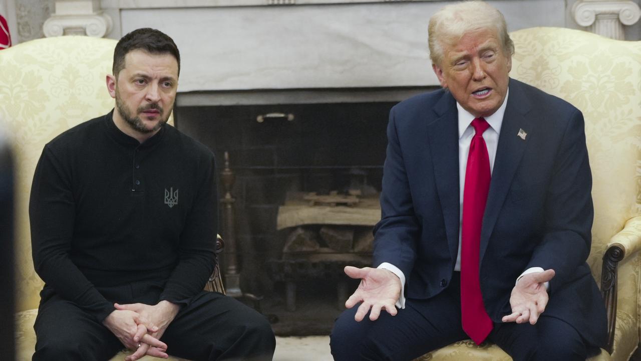 Volodomyr Zelenskiy and Donald Trump