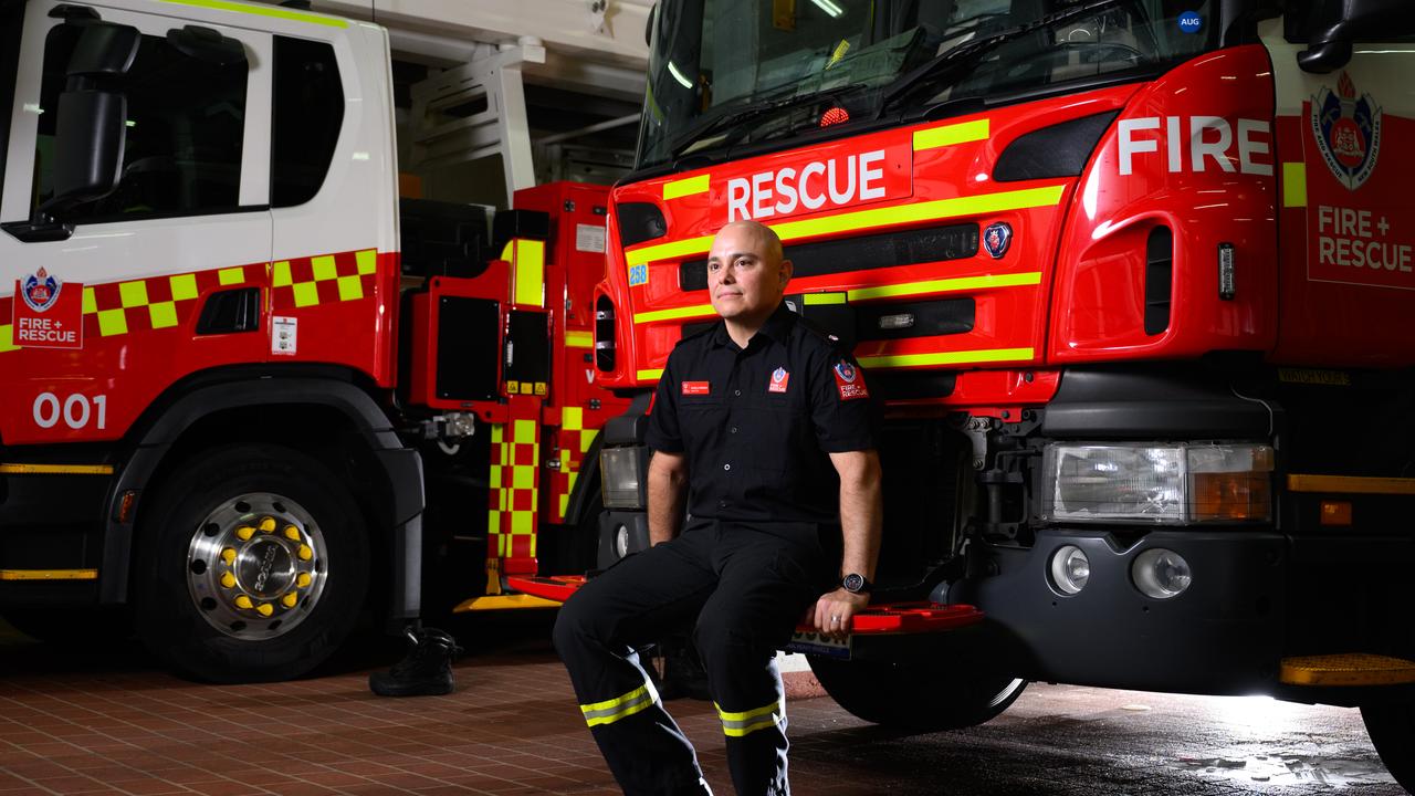 Fire and Rescue NSW Inspector Gonzalo Herrera