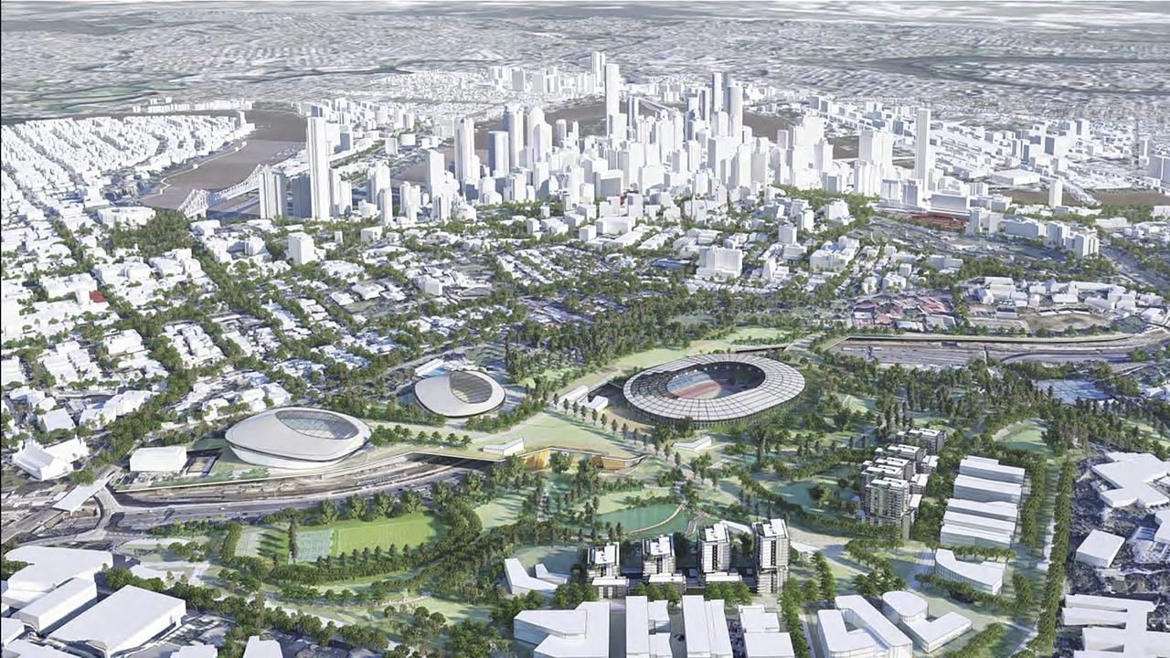 An impression of the proposed Victoria Park stadium