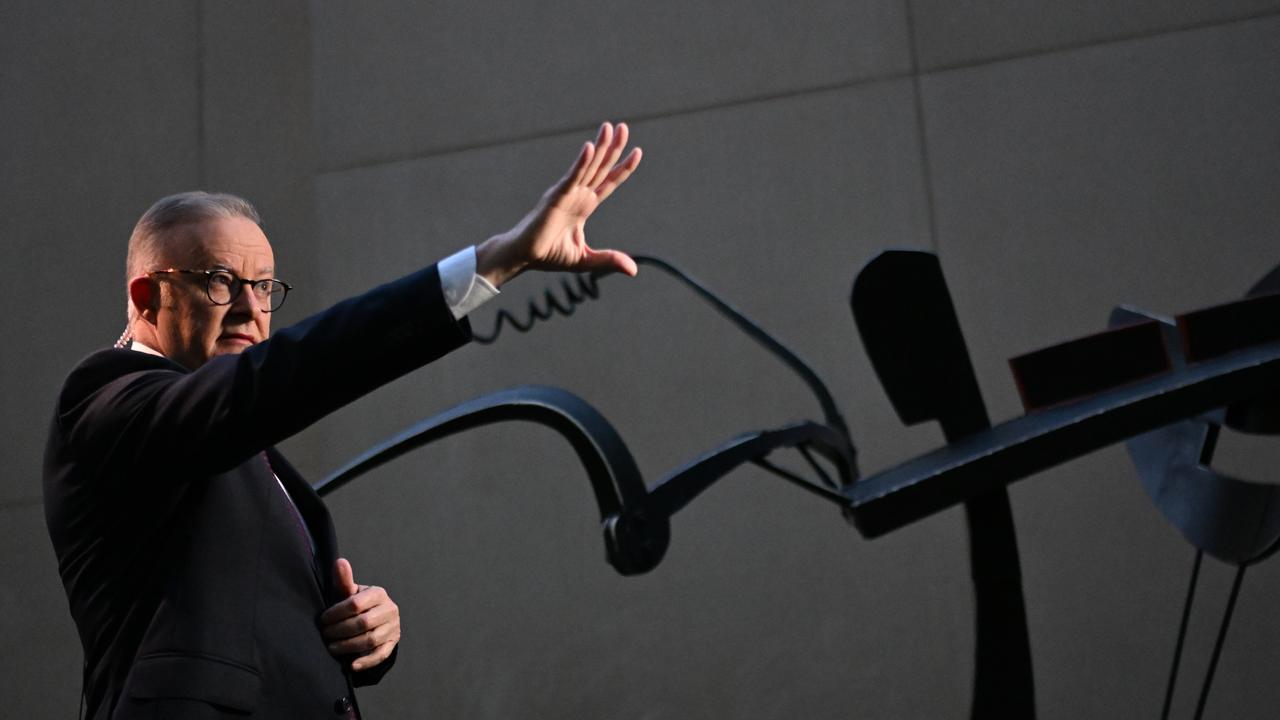 Australia's economy is turning the corner, Anthony Albanese says.