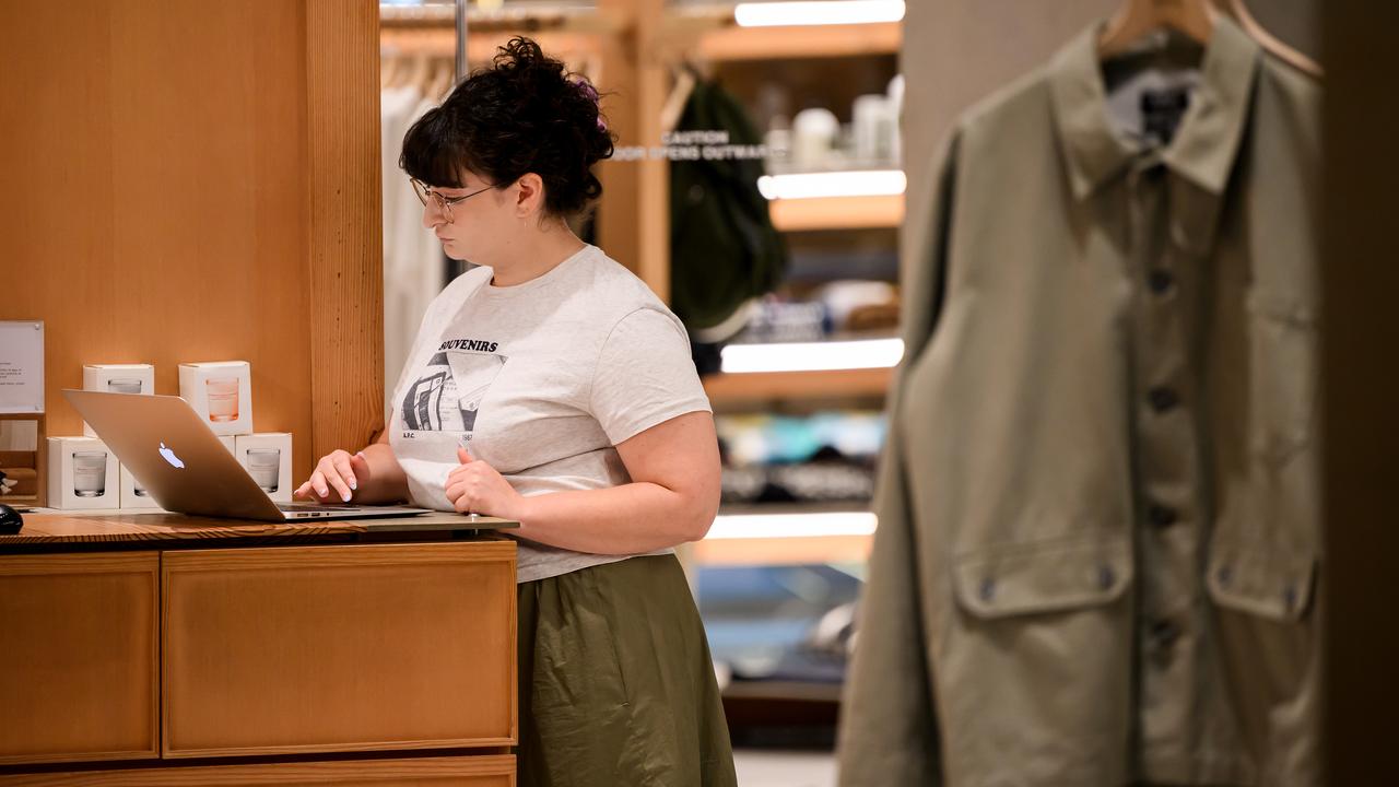 Retail worker in Sydney