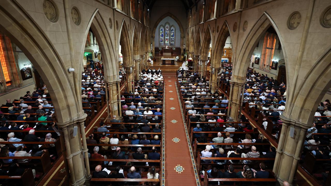 Archbishop Patrick O'Regan addressing mass