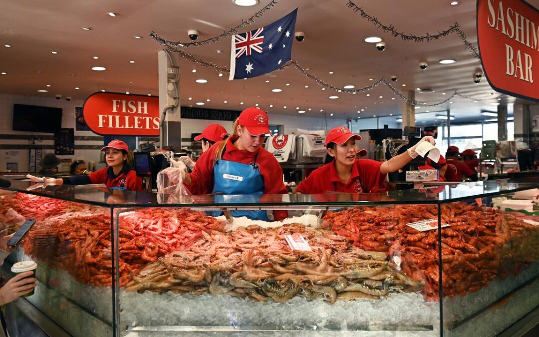 Fish frenzy at famous market for Good Friday feast