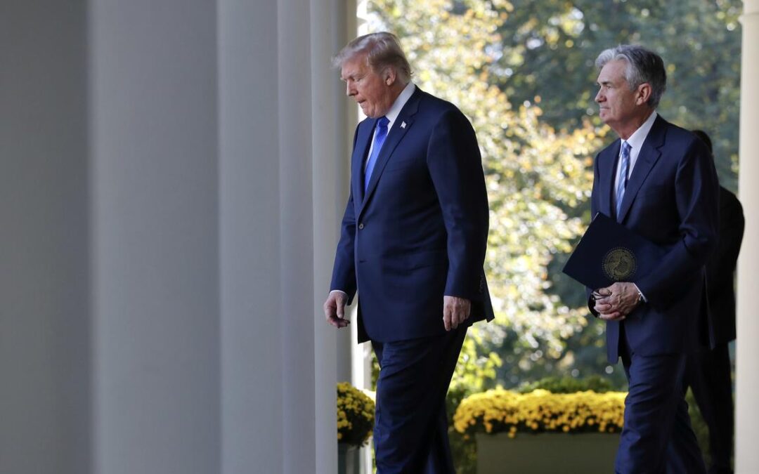 Trump feuds with Fed, says Powell’s ‘playing politics’