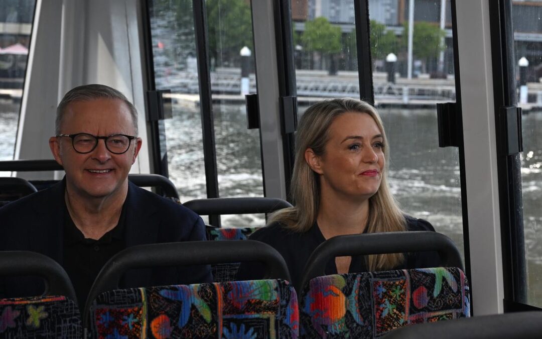 Ferries and celebrities as pollies dash to win the west