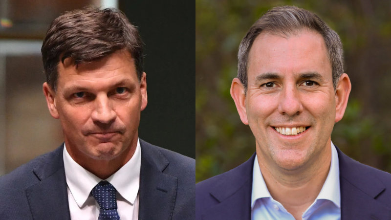 Angus Taylor and Jim Chalmers