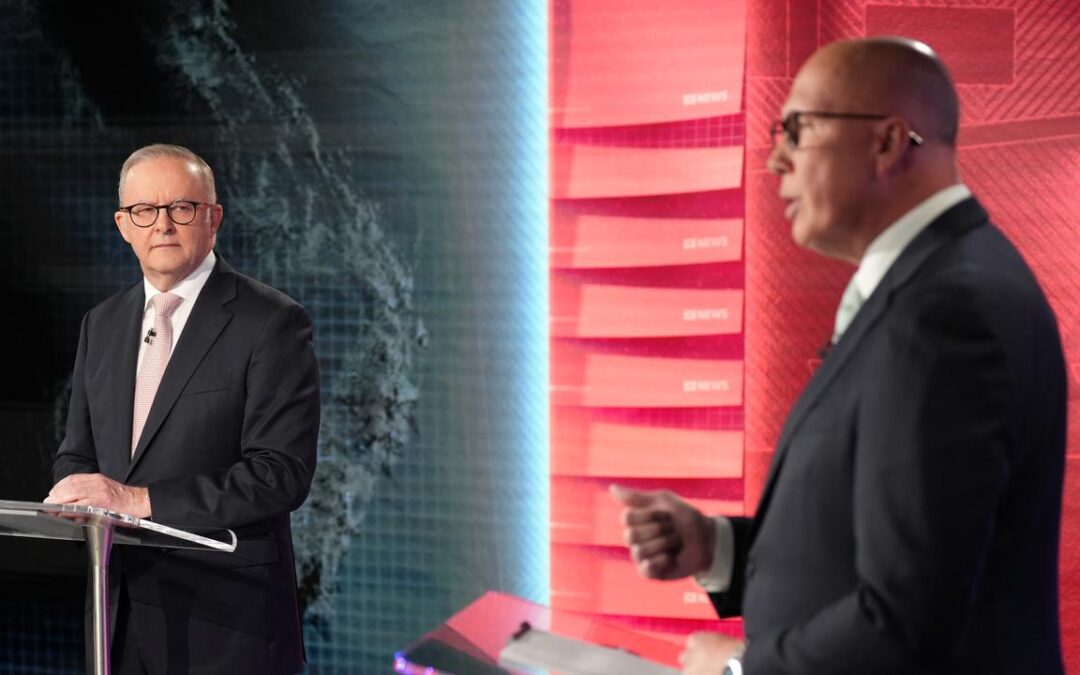 PM and Dutton trade barbs in mid-campaign showdown