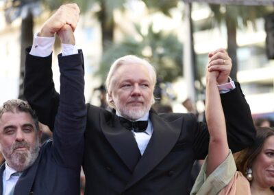 Assange open to political action as Cannes hosts doco