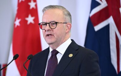 Albanese ends whirlwind international tour in Singapore