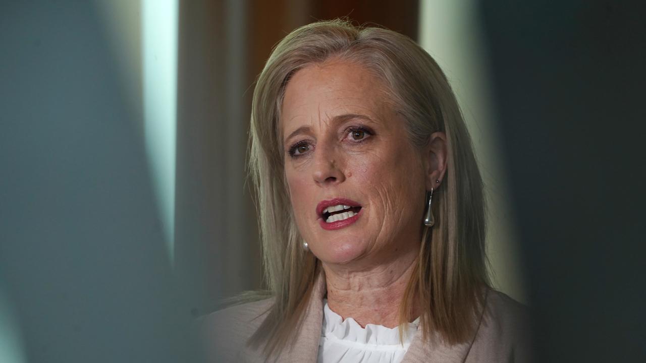 ELECTION25 KATY GALLAGHER PRESSER