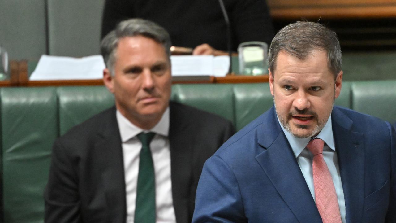 A file photo of Richard Marles and Ed Husic