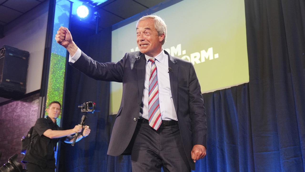 A file photo of Nigel Farage