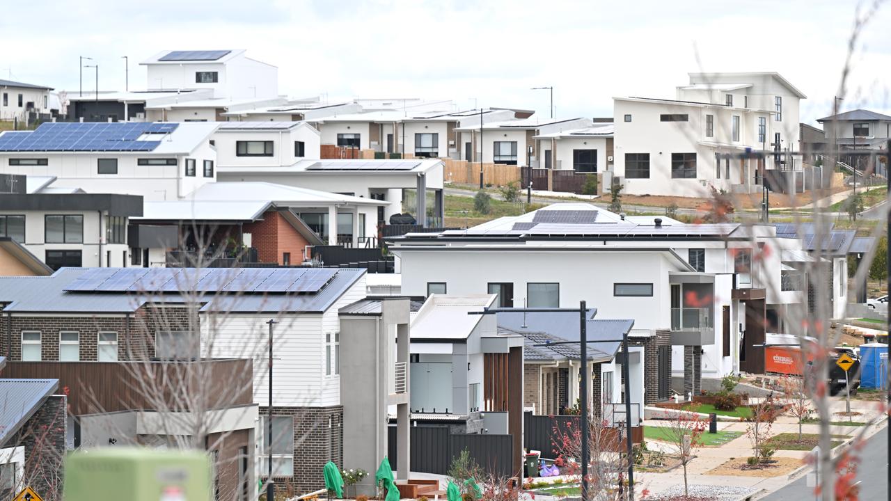 New homes in a housing estate (file image)