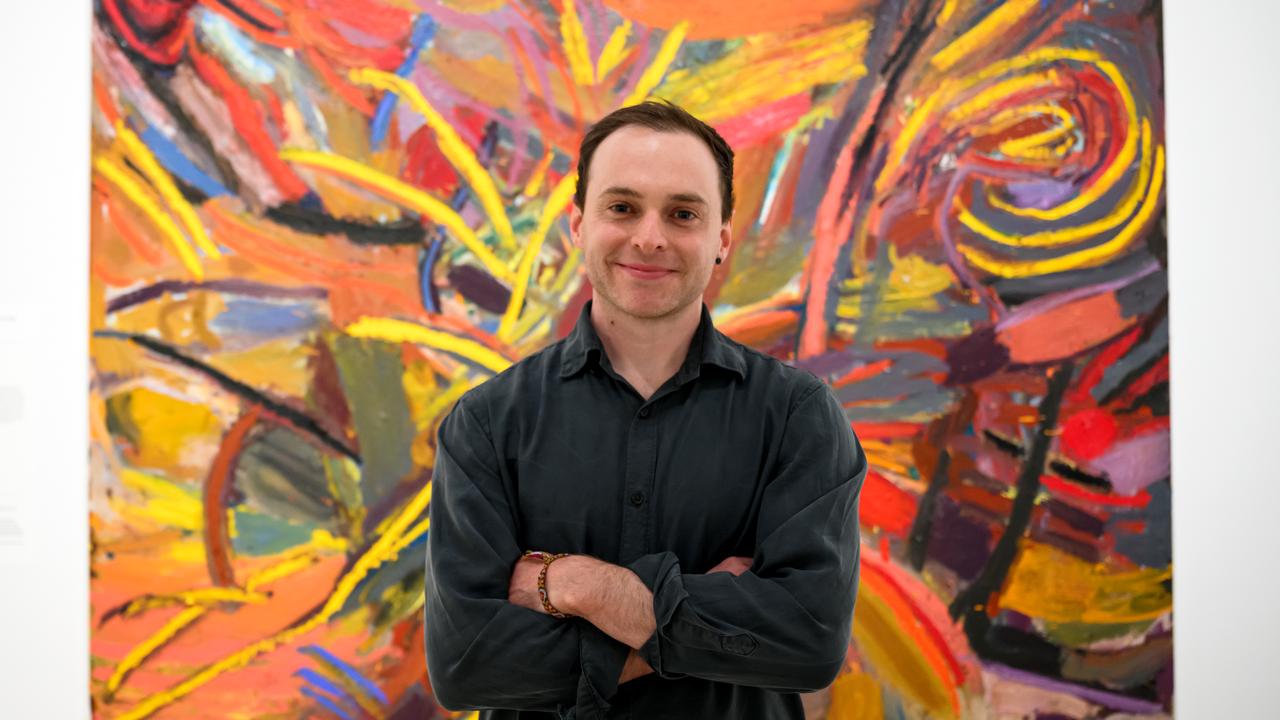 Artist Gene A'Hern won the Sulman Prize for his work Sky Painting.