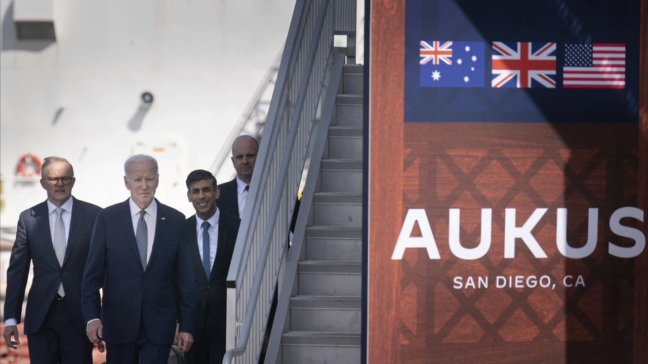 Rishi Sunak, US President Joe Biden, Prime Minister Anthony Albanese