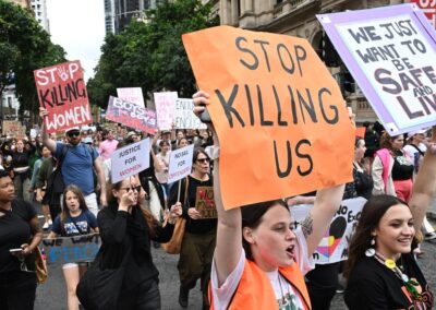‘Men keep killing us’: nationwide rallies plea for help