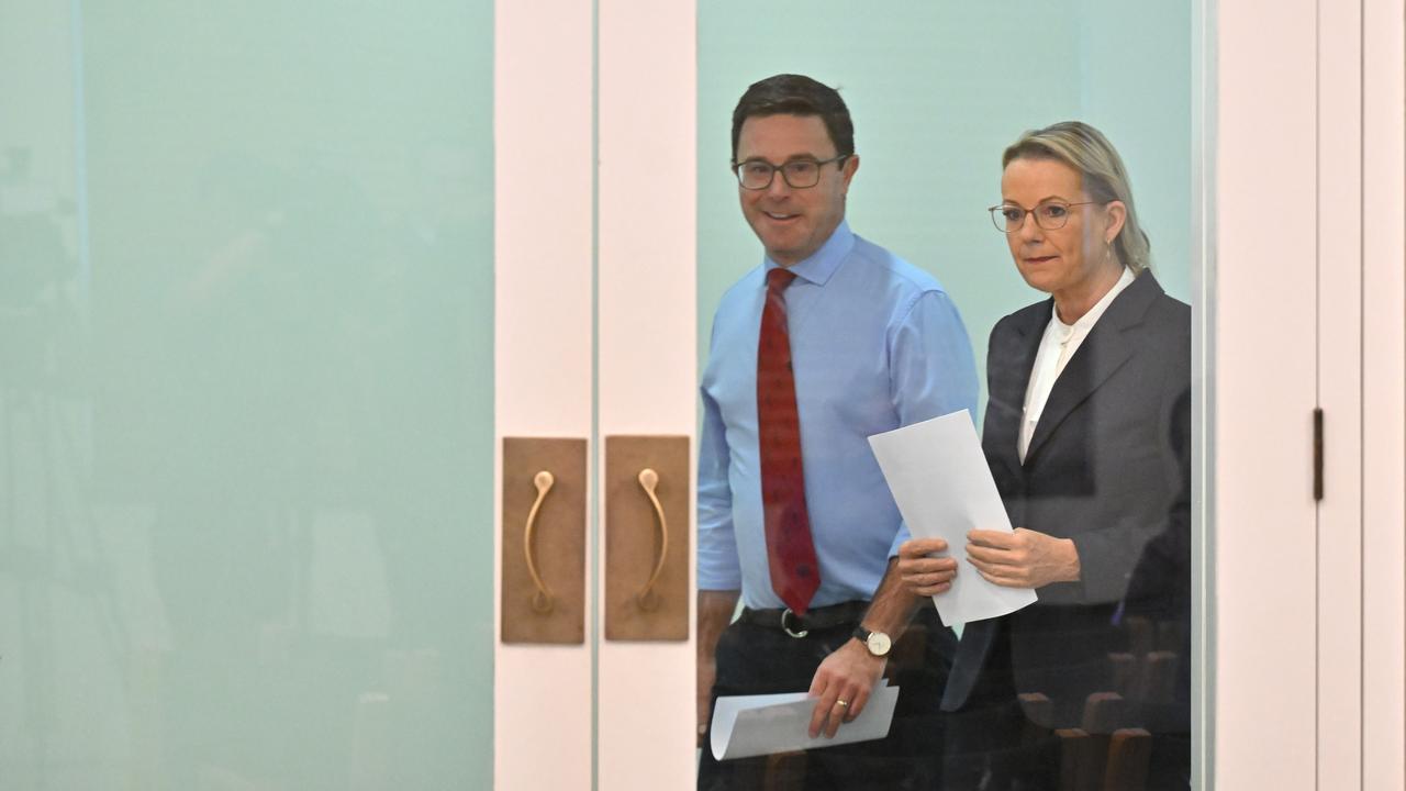 Nationals leader David Littleproud and Opposition Leader Sussan Ley