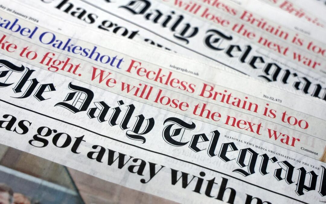 RedBird Capital-led group agrees to buy UK’s Telegraph