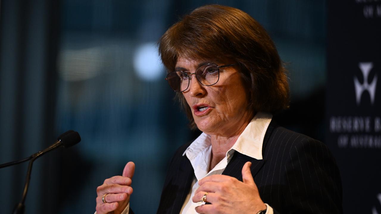 Reserve Bank governor Michelle Bullock