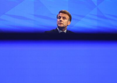 Divisions between US and China big global risk: Macron