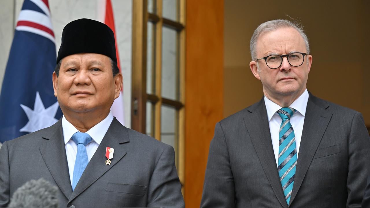 Prabowo Subianto and Anthony Albanese