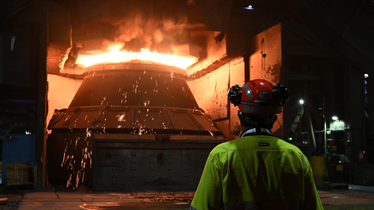 A steelworks factory (file image)