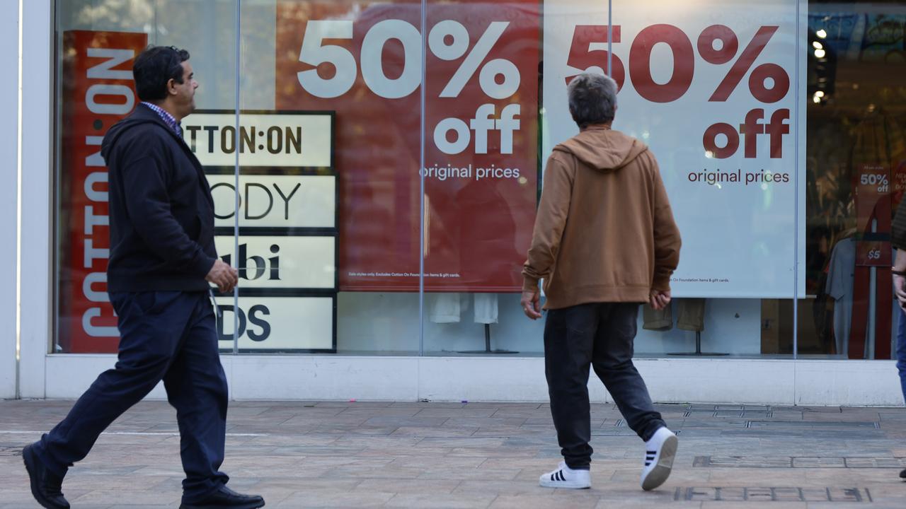 Shoppers in Perth