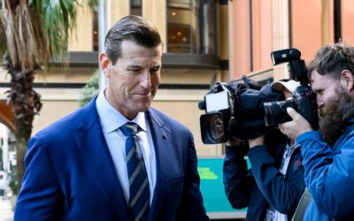 Feuding journo and veteran stare down over taped call