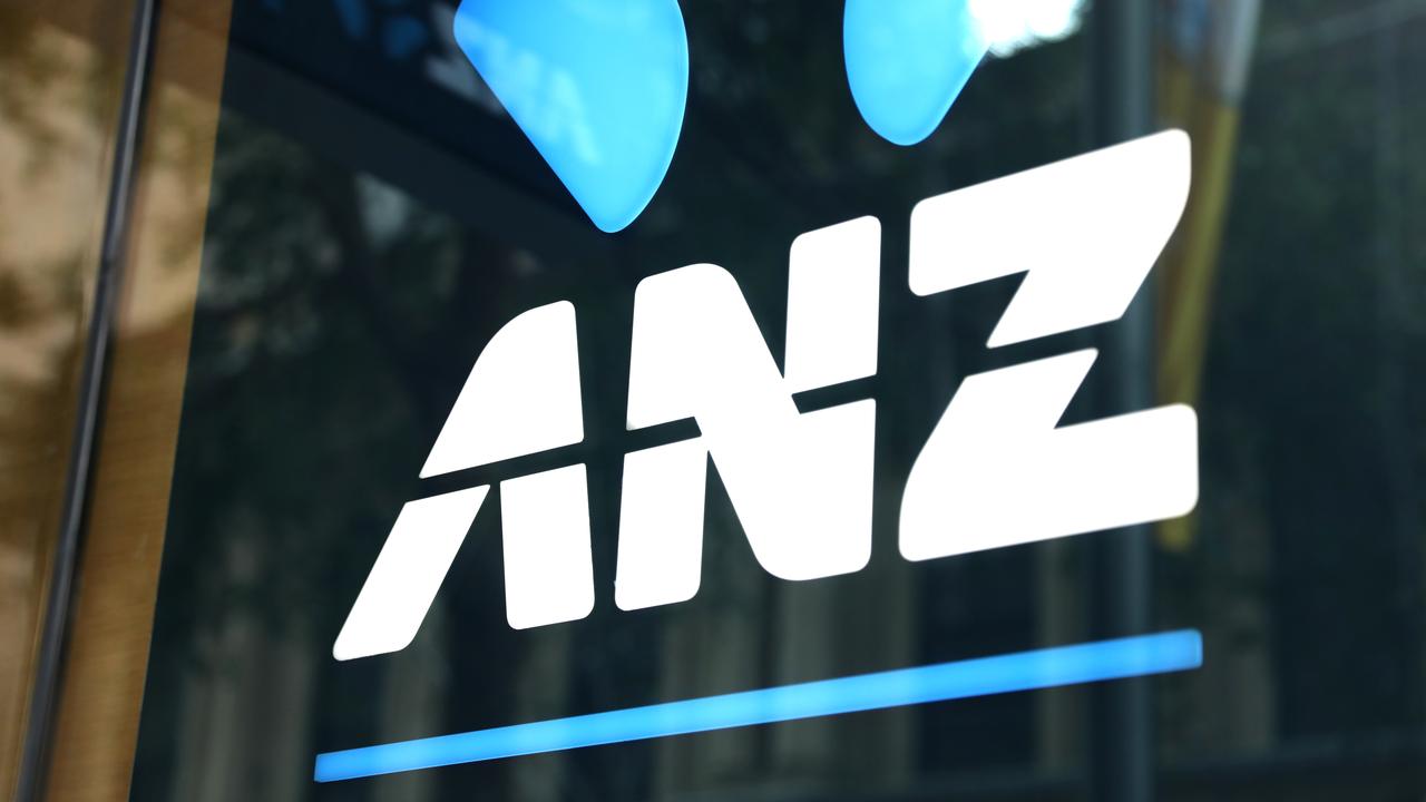 A file photo of the ANZ logo