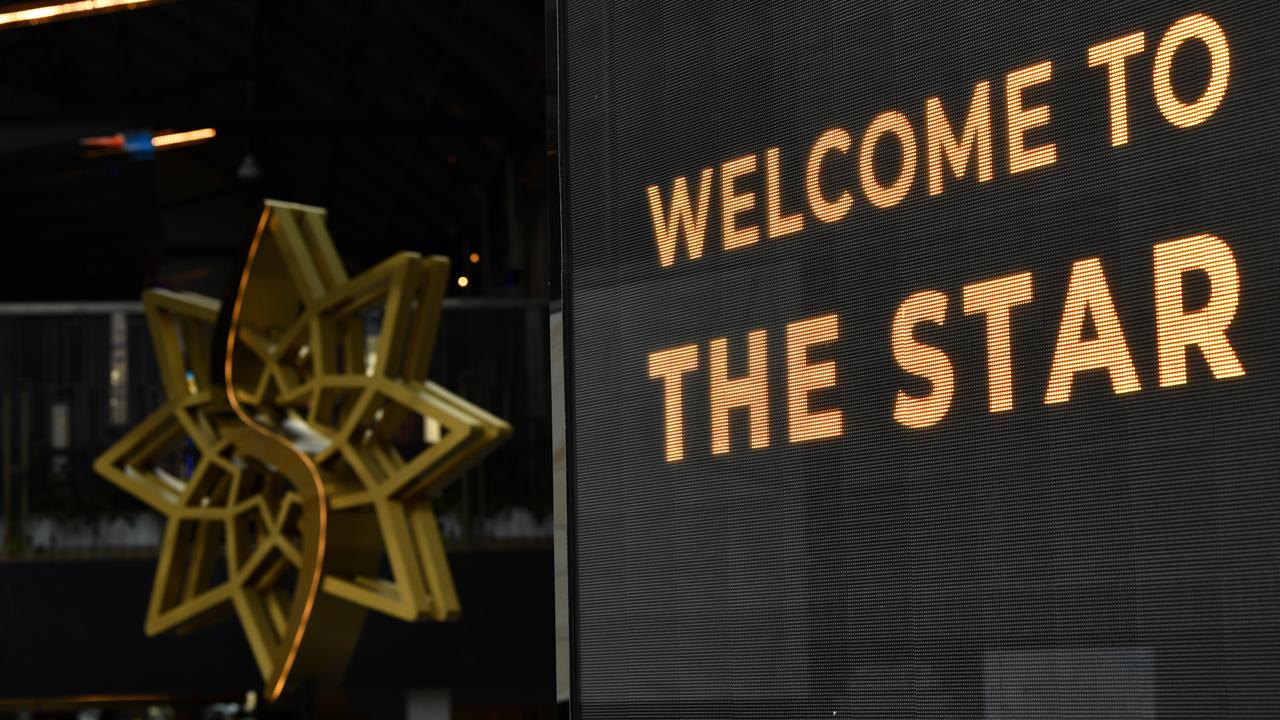 Signage at The Star Casino (file image)